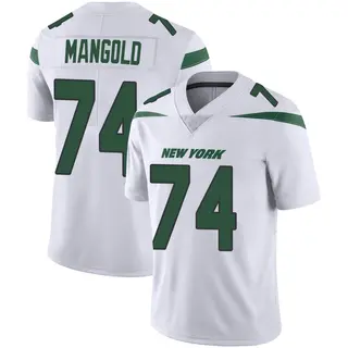 New York Jets Youth Nick Mangold Limited Spotlight Vapor Jersey - White