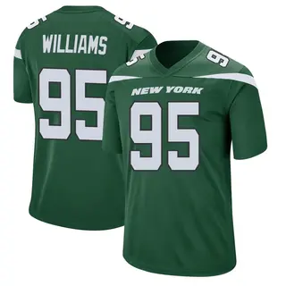 New York Jets Youth Quinnen Williams Game Gotham Jersey - Green