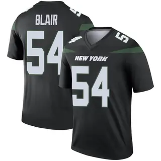 New York Jets Youth Ronald Blair Legend Stealth Color Rush Jersey - Black