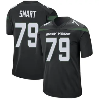 New York Jets Youth Tanzel Smart Game Stealth Jersey - Black