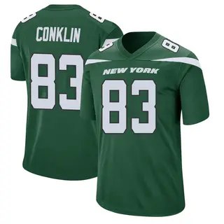 New York Jets Youth Tyler Conklin Game Gotham Jersey - Green