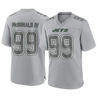 New York Jets Youth Will McDonald IV Game Atmosphere Fashion Jersey - Gray