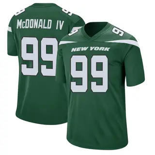 New York Jets Youth Will McDonald IV Game Gotham Jersey - Green