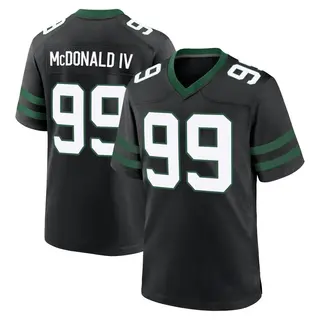 New York Jets Youth Will McDonald IV Game Legacy Alternate Jersey - Black
