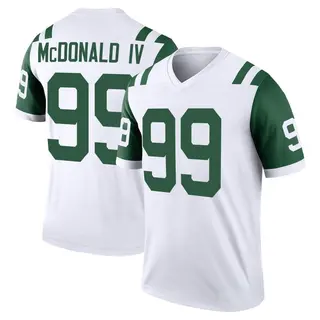 New York Jets Youth Will McDonald IV Legend Classic Alternate Jersey - White