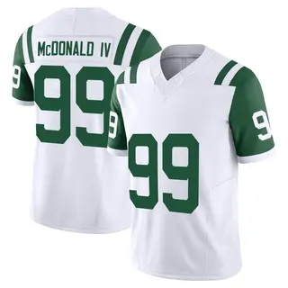 New York Jets Youth Will McDonald IV Limited Classic Alternate Vapor F.U.S.E. Jersey - White
