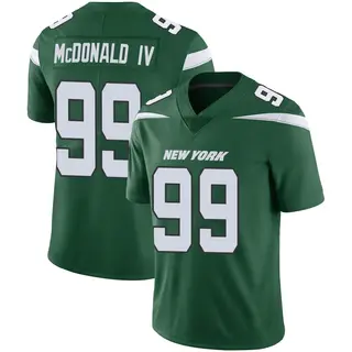 New York Jets Youth Will McDonald IV Limited Gotham Vapor Jersey - Green