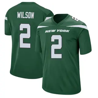 New York Jets Youth Zach Wilson Game Gotham Jersey - Green