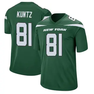 New York Jets Youth Zack Kuntz Game Gotham Jersey - Green