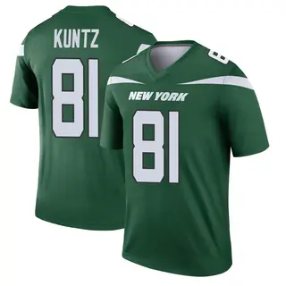 New York Jets Youth Zack Kuntz Legend Gotham Player Jersey - Green