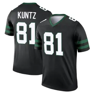 New York Jets Youth Zack Kuntz Legend Legacy Jersey - Black