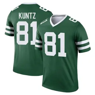 New York Jets Youth Zack Kuntz Legend Legacy Jersey - Green