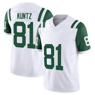 New York Jets Youth Zack Kuntz Limited Classic Alternate Vapor F.U.S.E. Jersey - White