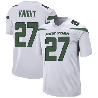 New York Jets Youth Zonovan Knight Game Spotlight Jersey - White